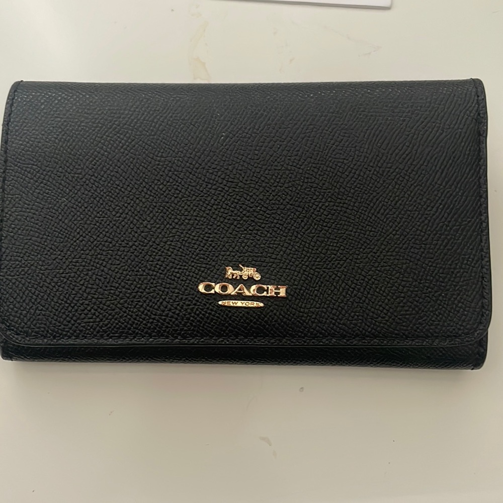 Coach leather wallet